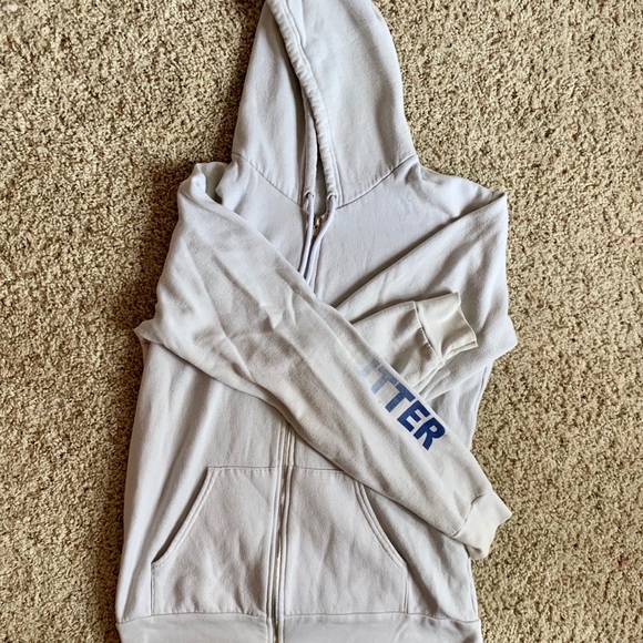 Stylish Butter White Jacket w/ Hood - Picture 2 of 5